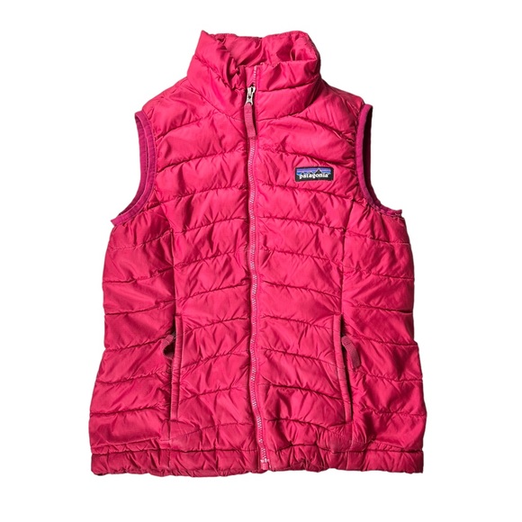 Patagonia Other - Patagonia Pink Down Puffer Vest Kids Size 5-6 XS